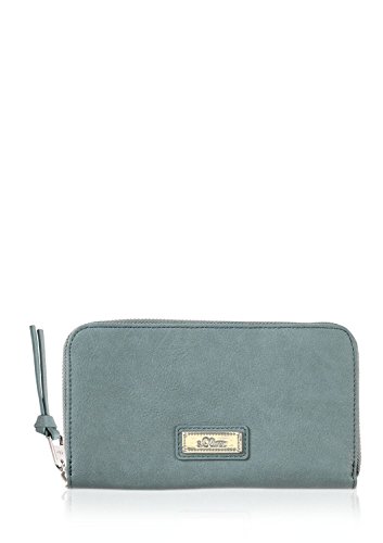 s.Oliver (Bags) 39.508.93.3039 39.508.93.3039 Damen Geldbörsen 19x11x1 cm (B x H x T), Grün (Light Teal 6713) von s.Oliver