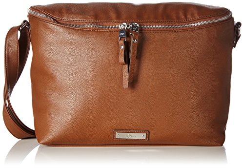 s.Oliver (Bags) 39.511.94.5285 39.511.94.5285 Damen Schultertaschen 36x21x12 cm (B x H x T), Braun (Cognac 8771) von s.Oliver
