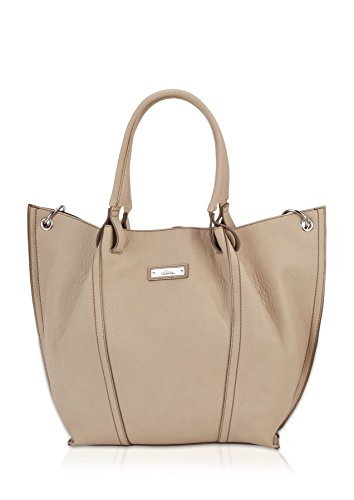 s.Oliver (Bags) 39.603.94.8189 Damen Shopper 48x33x12 cm (B x H x T), Beige (Stucco 8226) von s.Oliver