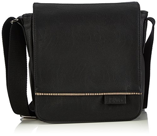 s.Oliver (Bags) 97.408.94.6876 97.408.94.6876 Herren Schultertaschen 20x21x7 cm (B x H x T), Schwarz (Schwarz 9999) von s.Oliver (Bags)