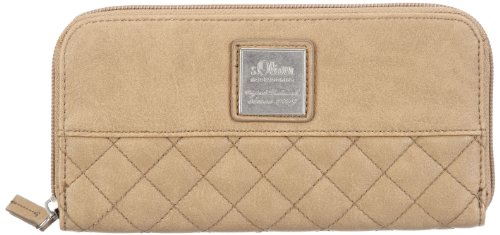 s.Oliver (Bags) Casual Quilted 39.308.93.5348, Damen Geldbörsen, Beige (Beige 8415), 19x10x2 cm (B x H x T) von s.Oliver