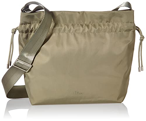 s.Oliver (Bags) Damen 201.10.105.25.300.2100542 Schultertasche, Khaki von s.Oliver