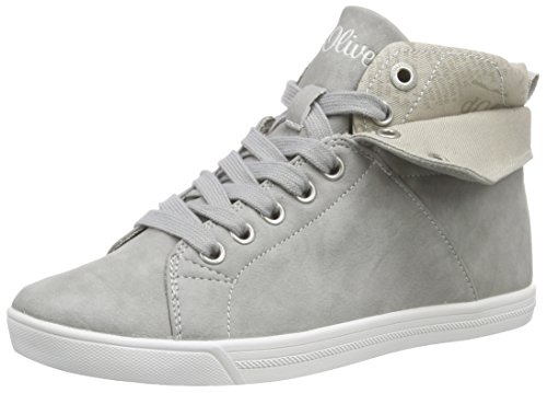 s.Oliver 25207, Damen Hohe Sneakers, Grau (LT GREY 204), 39 EU (6 Damen UK) von s.Oliver