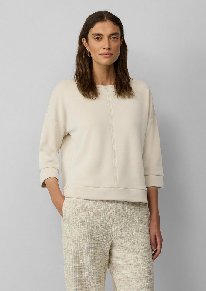 s.Oliver 3/4 Arm-Pullover Sweatshirt Modal-Sweatshirt im Relaxed Fit mit Schmuck-Details von s.Oliver