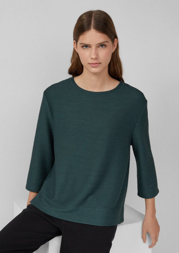 s.Oliver 3/4-Arm-Shirt Leichtes Sweatshirt mit Struktur s.Oliver 3/4-Arm-Shirt Leichtes Sweatshirt mit Struktur von s.Oliver