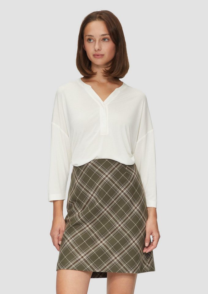 s.Oliver 3/4-Arm-Shirt T-Shirt Blusenshirt aus fließendem Modalmix von s.Oliver