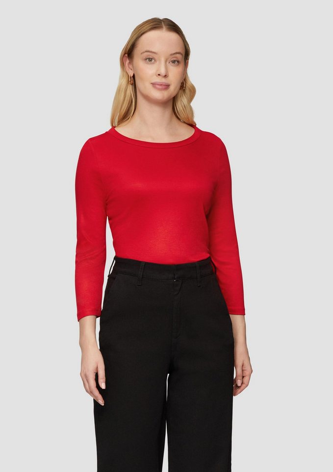 s.Oliver 3/4-Arm-Shirt T-Shirt Jersey-Shirt mit Rundhalsausschnitt von s.Oliver