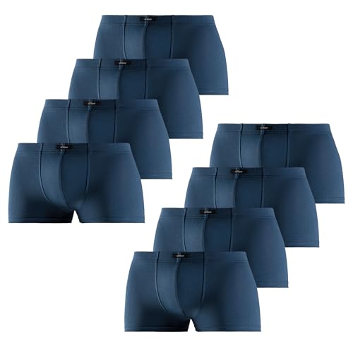 s.Oliver 4er Pack Boxershorts in der Dose (DE/NL/SE/PL, Alphanumerisch, XXL, Regular, Regular, 8 x Navy) von s.Oliver