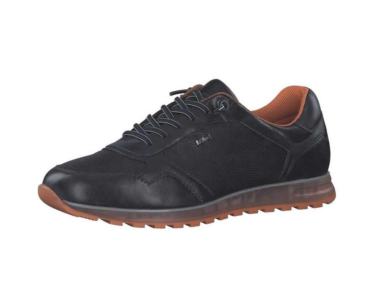 s.Oliver 5-13622-30-805 mit Soft Foam - Leder - 2023 navyblau Herren Sneaker von s.Oliver
