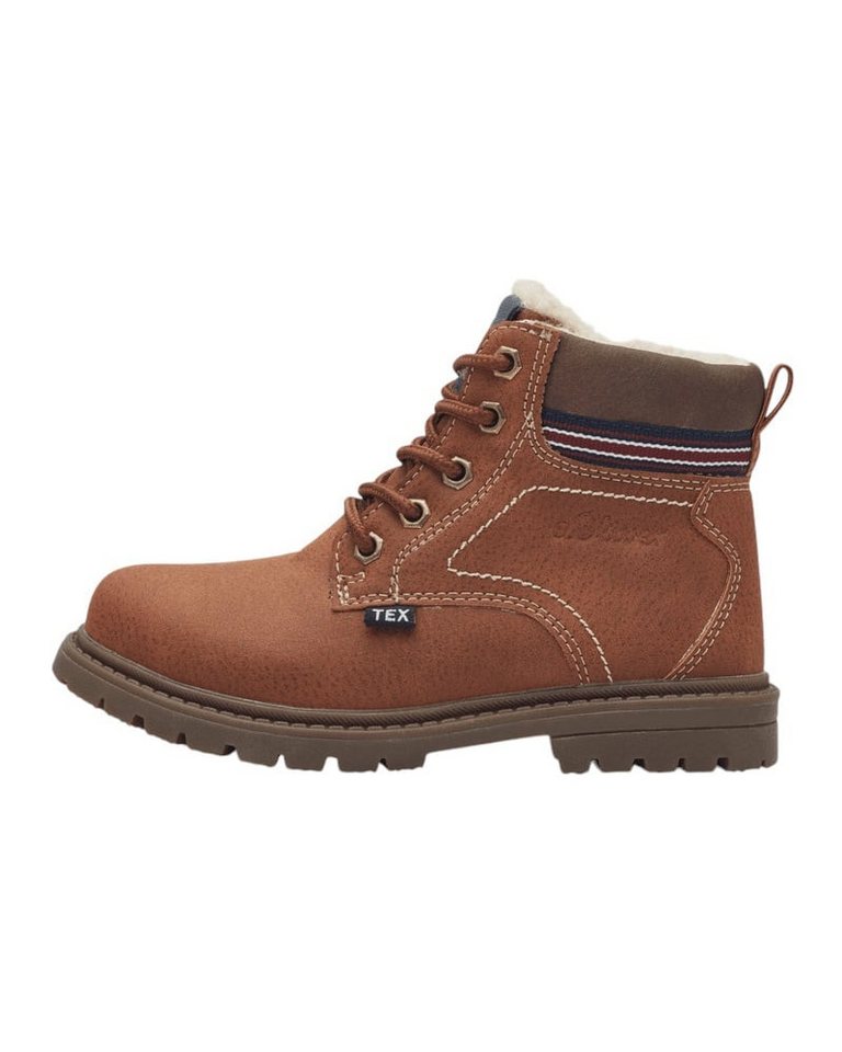 s.Oliver 5-46103-43-305 - mit Innenfutter - cognacbraun Kinder Winterstiefel von s.Oliver