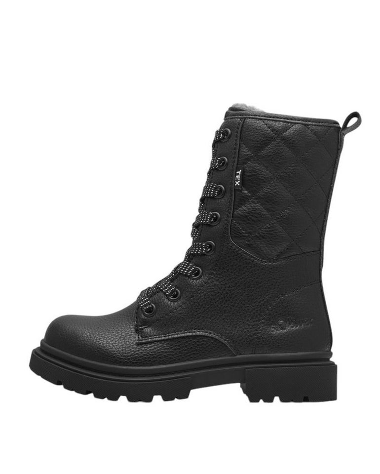 s.Oliver 5-46223-43-001 - mit Innenfutter - schwarz Mädchen Winterstiefel von s.Oliver