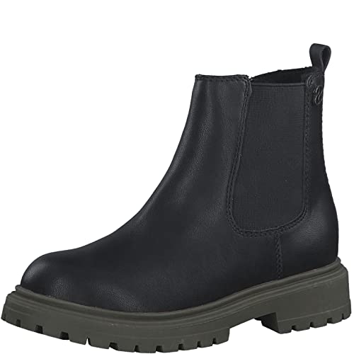 s.Oliver 5-5-45403-29 Chelsea-Stiefel, Black/Khaki, 31 EU von s.Oliver