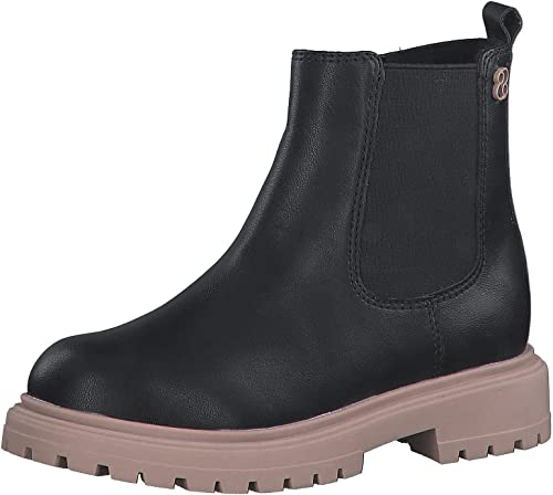 s.Oliver 5-5-45403-29 Chelsea-Stiefel, Black/Rose, 35 EU von s.Oliver