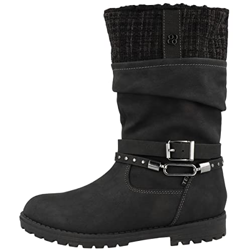 s.Oliver Mädchen 5-5-46600-29 Winterstiefel, Black 5 46600 29 001, 31 EU von s.Oliver