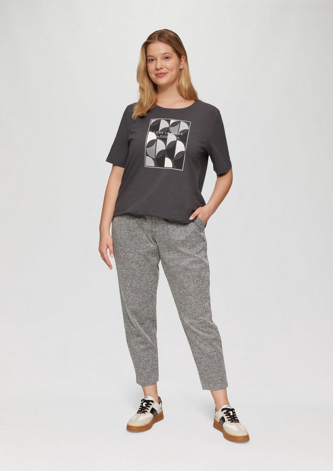 s.Oliver 7/8-Hose Hose Elastische Jogpants mit Muster von s.Oliver