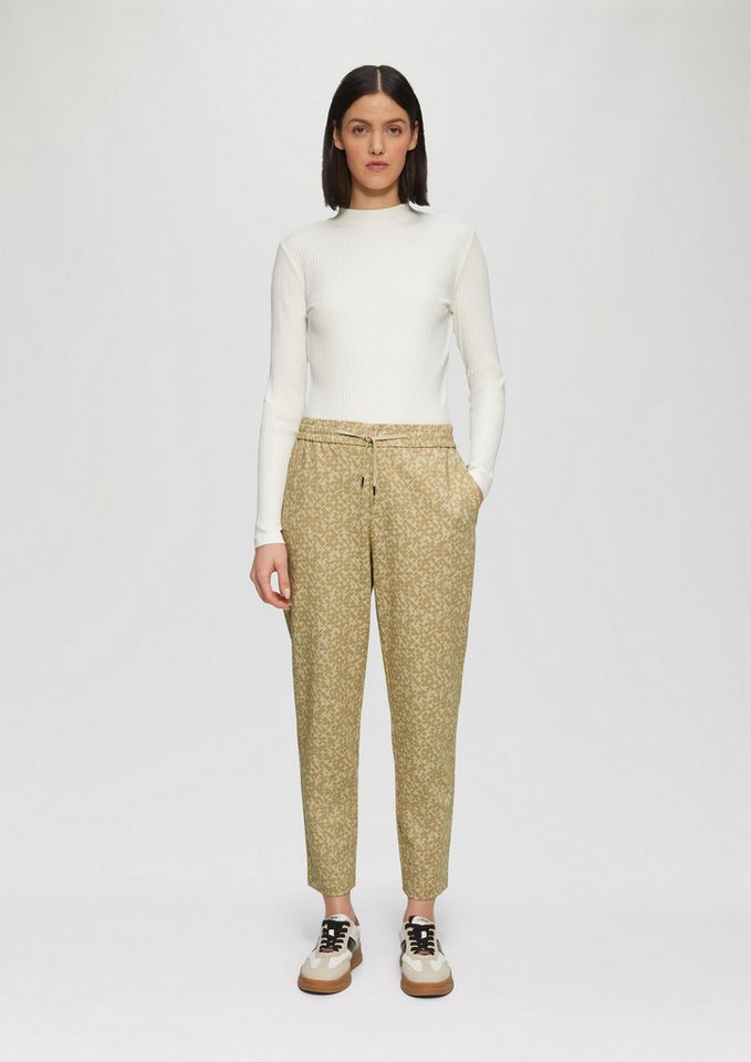 s.Oliver 7/8-Hose Hose Gemusterte Jogpants und Reißverschlusstaschen von s.Oliver