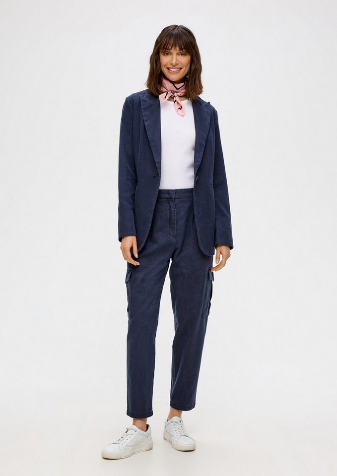 s.Oliver 7/8-Hose Hose Relaxed: Cargohose aus Twill von s.Oliver