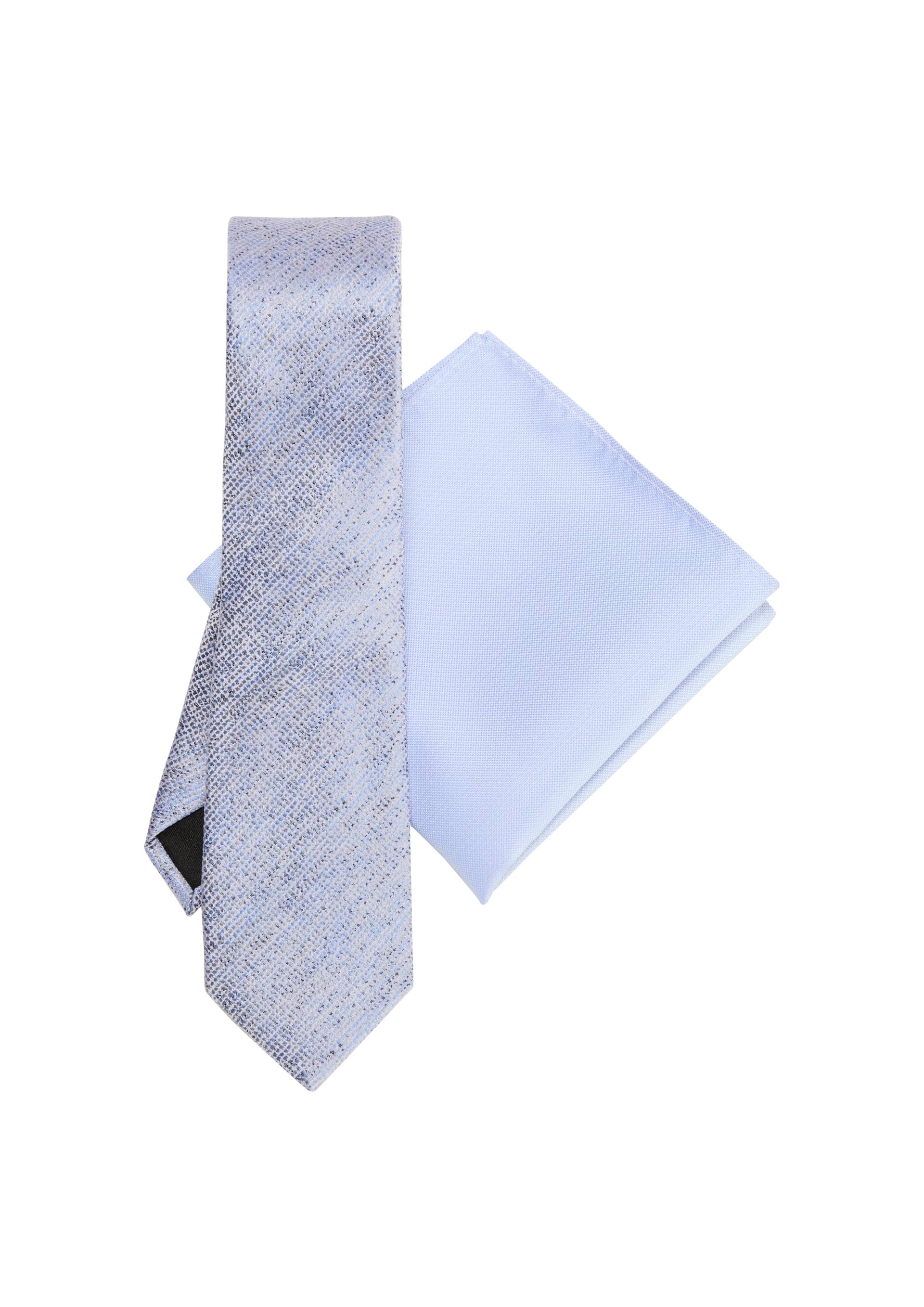 s.Oliver - Accessoires-Box mit Krawatte und Tuch, Herren, blau von s.Oliver