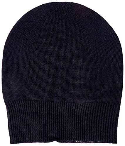 s.Oliver Accessoires Damen 10.2.17.25.272.2119606 Beanie-Mütze, blau, 1 von s.Oliver