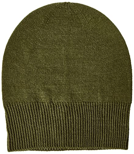 s.Oliver Accessoires Damen 10.2.17.25.272.2119606 Beanie-Mütze, grün, 1 von s.Oliver