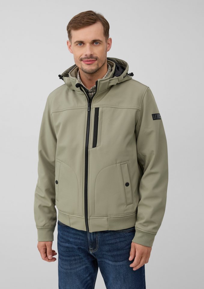 s.Oliver Allwetterjacke Wasserabweisende Softshell-Jacke mit abnehmbarer Kapuze s.Oliver Allwetterjacke Wasserabweisende Softshell-Jacke mit abnehmbarer Kapuze von s.Oliver