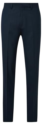 s.Oliver BLACK LABEL s.O Ultimate: Anzughose mit Hahnentritt-Muster Navy 52 von s.Oliver BLACK LABEL