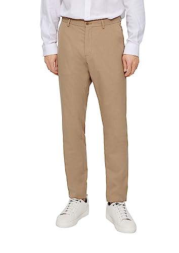 s.O Pure: Anzughose in Woll-Optik Sandstein 48 von s.Oliver BLACK LABEL