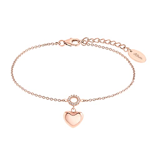 s.Oliver Armband 925 Sterling Silber Damen Armschmuck, mit Zirkonia synth., Infinity, Kommt in Schmuck Geschenk Box von s.Oliver