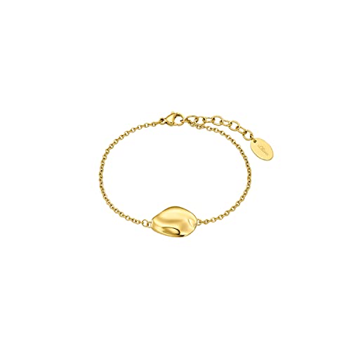 s.Oliver Armband Edelstahl Damen Armschmuck, 17+3 cm, Gold, Kommt in Schmuck Geschenk Box, 2033901 von s.Oliver