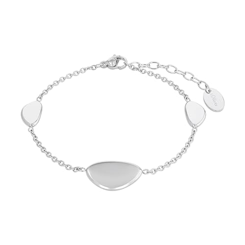 s.Oliver Armband Edelstahl Damen Armschmuck, 17+3 cm, Silber, Kommt in Schmuck Geschenk Box, 2035527 von s.Oliver