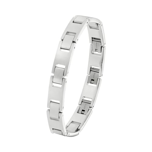 s.Oliver Armband Edelstahl Herren Armschmuck, 17+4 cm, Silber, Kommt in Schmuck Geschenk Box, 2038003 von s.Oliver