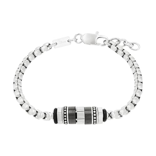 s.Oliver Armband Edelstahl Herren Armschmuck, 20+2 cm, Silber, Kommt in Schmuck Geschenk Box, 2034945 von s.Oliver