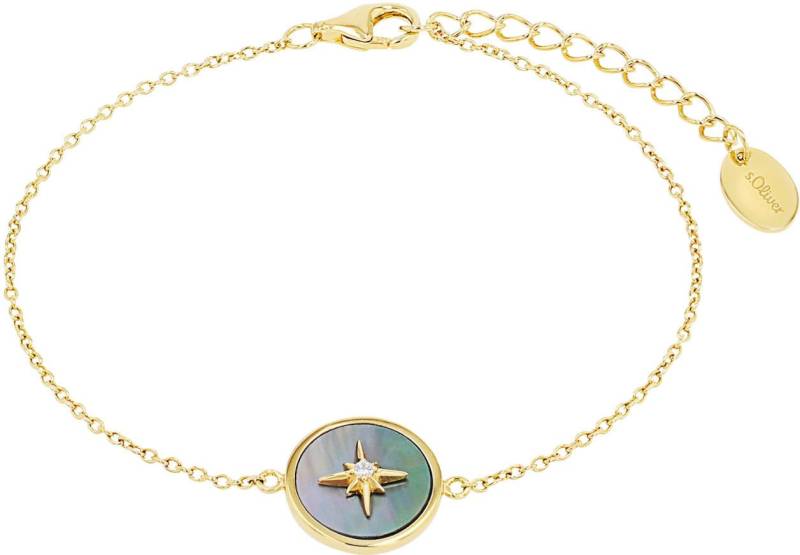 s.Oliver Armband Stern, mit Zirkonia (synth) - mit Perlmutt von s.Oliver