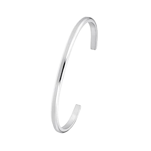 s.Oliver Armreif Edelstahl Herren Armschmuck, 7,6 cm, Silber, Kommt in Schmuck Geschenk Box, 2033916 von s.Oliver