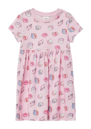 s.Oliver Ausgestelltes Jersey-Kleid mit All-Over-Print zartrosa 140 von s.Oliver