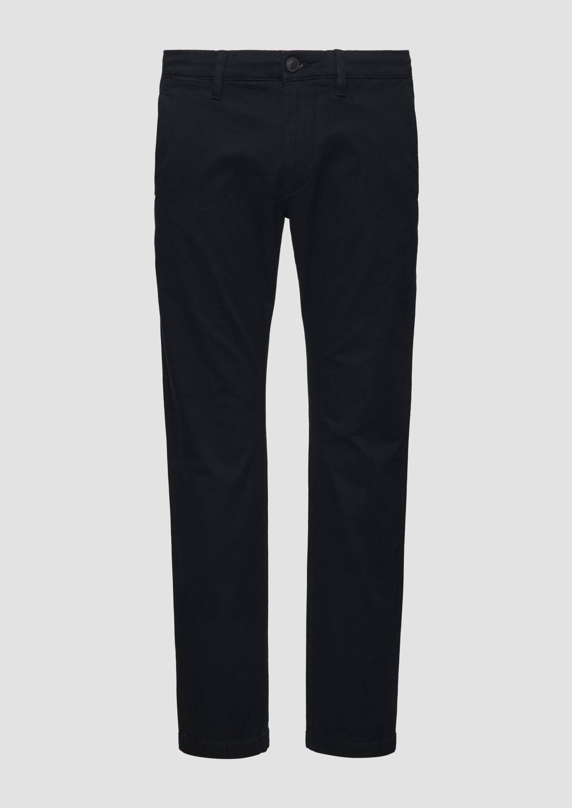 s.Oliver - Austin: Chino im Slim Fit aus Baumwollstretch, Herren, schwarz von s.Oliver