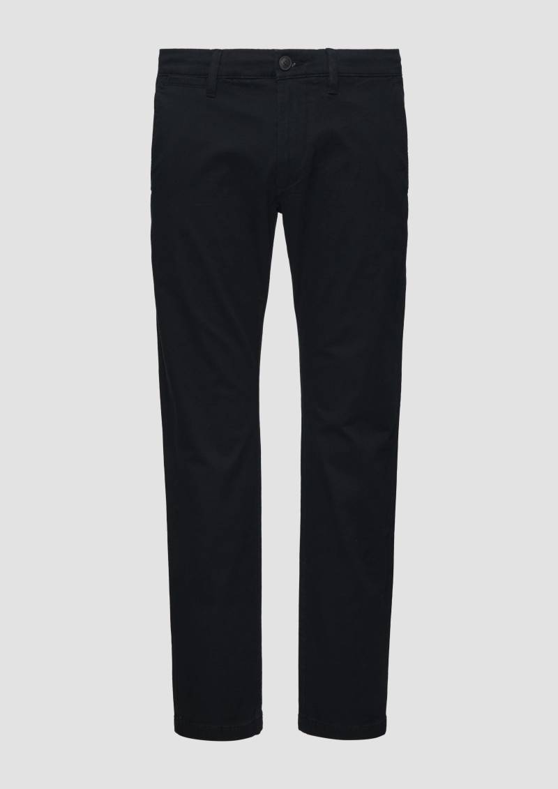 s.Oliver - Austin: Chino im Slim Fit aus Baumwollstretch, Herren, schwarz von s.Oliver