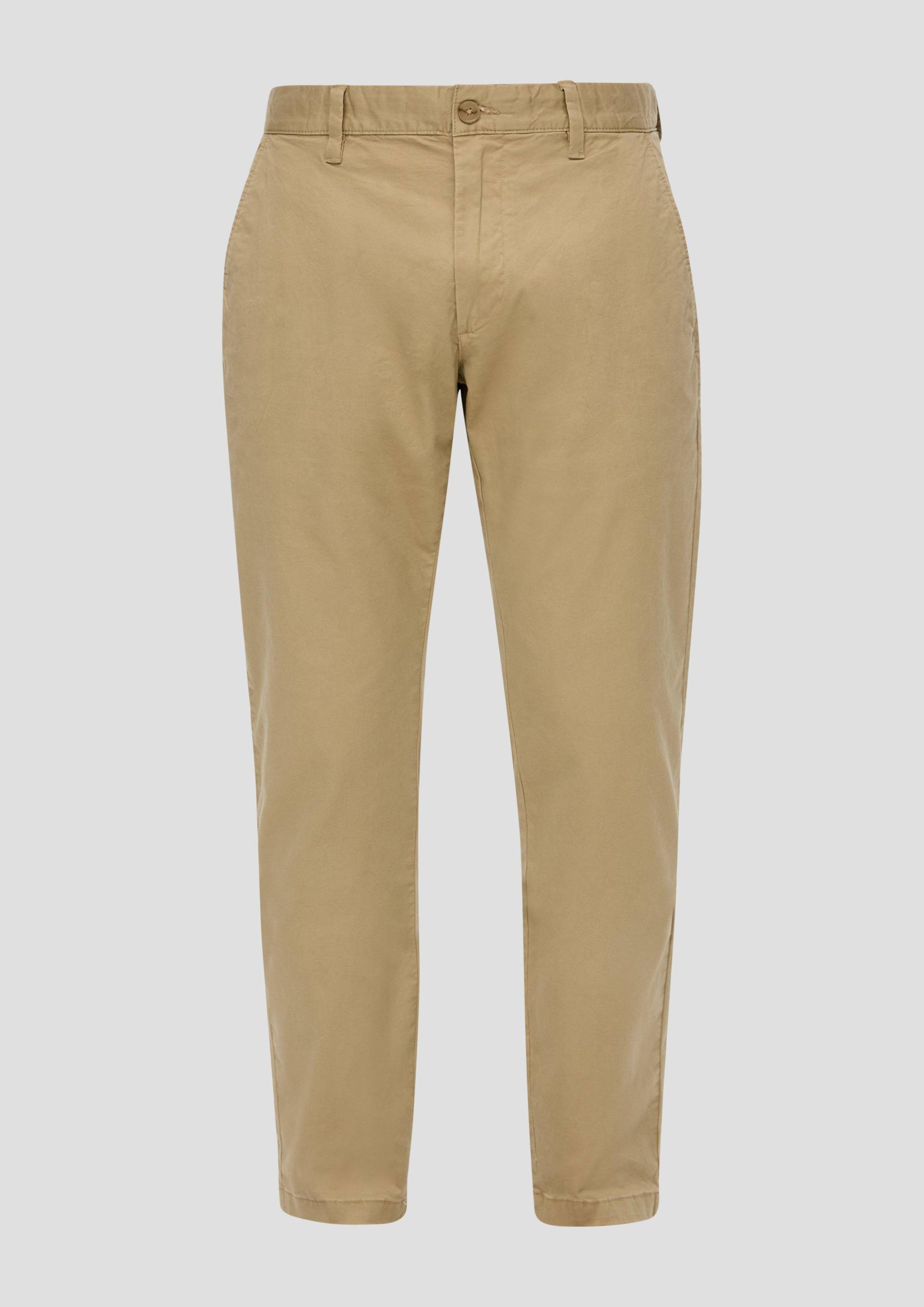 s.Oliver - Austin: Slim Fit-Chino aus Baumwolltwill, Herren, Beige von s.Oliver