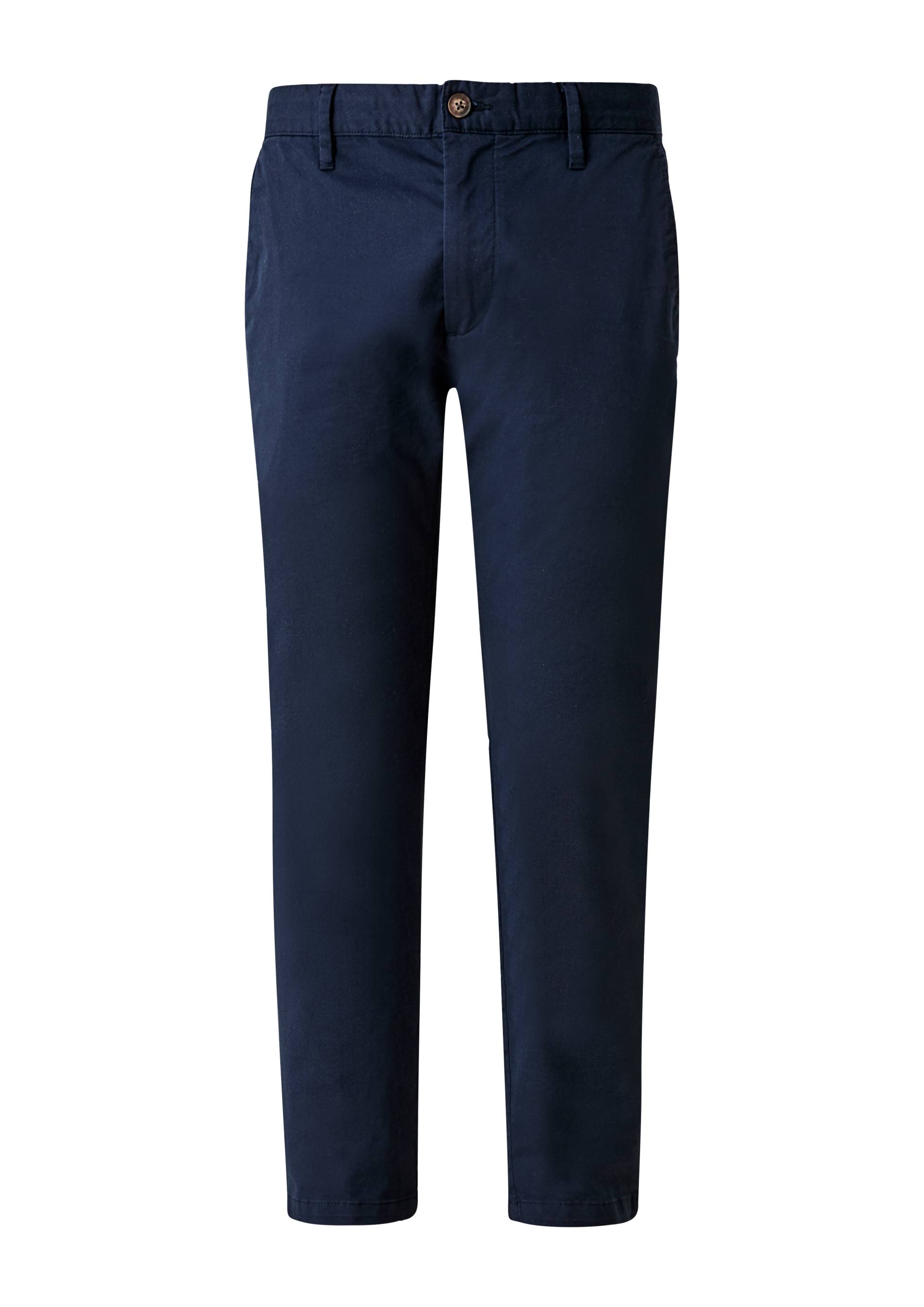 s.Oliver - Austin: Slim Fit-Chino aus Baumwolltwill, Herren, blau von s.Oliver