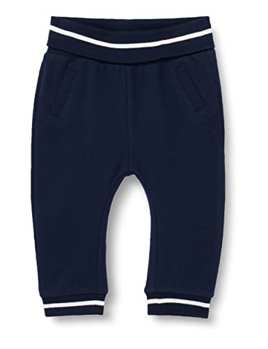 s.Oliver Baby Boys 2128697 Jerseyhose mit Umschlagbund, Blue, 68 von s.Oliver