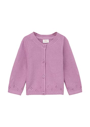 s.Oliver Baby Girls 2128793 Strickjacke, Langarm, Lilac, 80 von s.Oliver