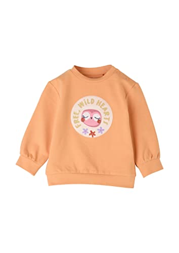 s.Oliver Baby - Mädchen 2120137 Sweatshirt, Orange #Fab57f, 92 von s.Oliver