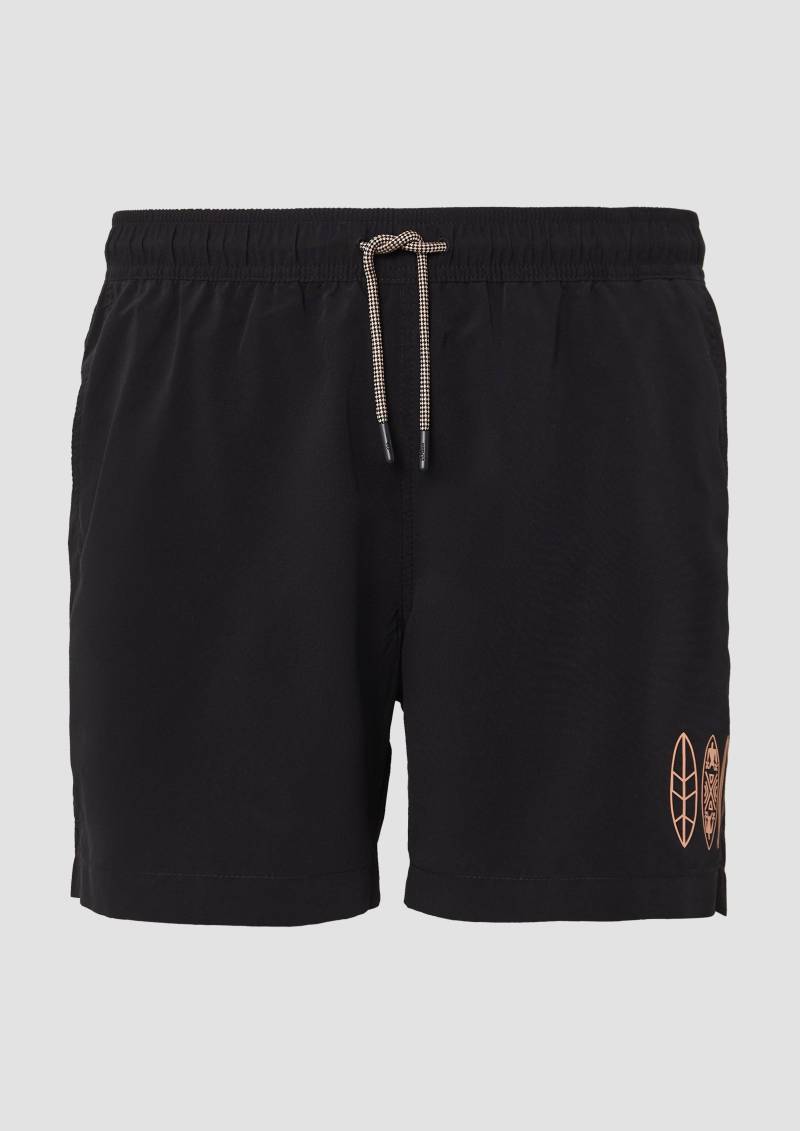 s.Oliver - Badeshorts mit Artwork und Eingrifftaschen, Herren, schwarz s.Oliver - Badeshorts mit Artwork und Eingrifftaschen, Herren, schwarz von s.Oliver