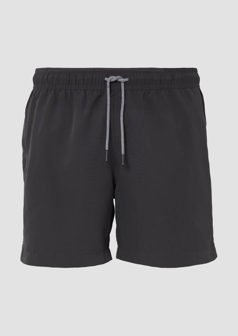 s.Oliver - Badeshorts mit Tunnelzug und Eingrifftaschen, Herren, grau von s.Oliver