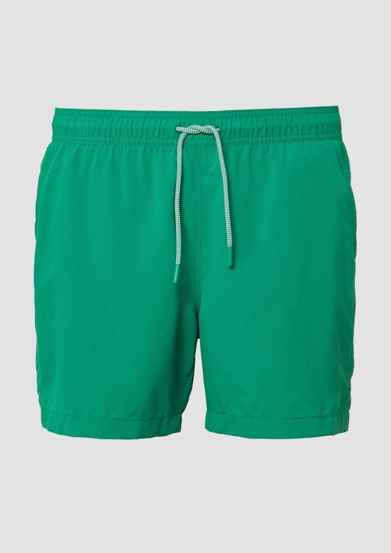 s.Oliver - Badeshorts mit Tunnelzug und Eingrifftaschen, Herren, grün von s.Oliver