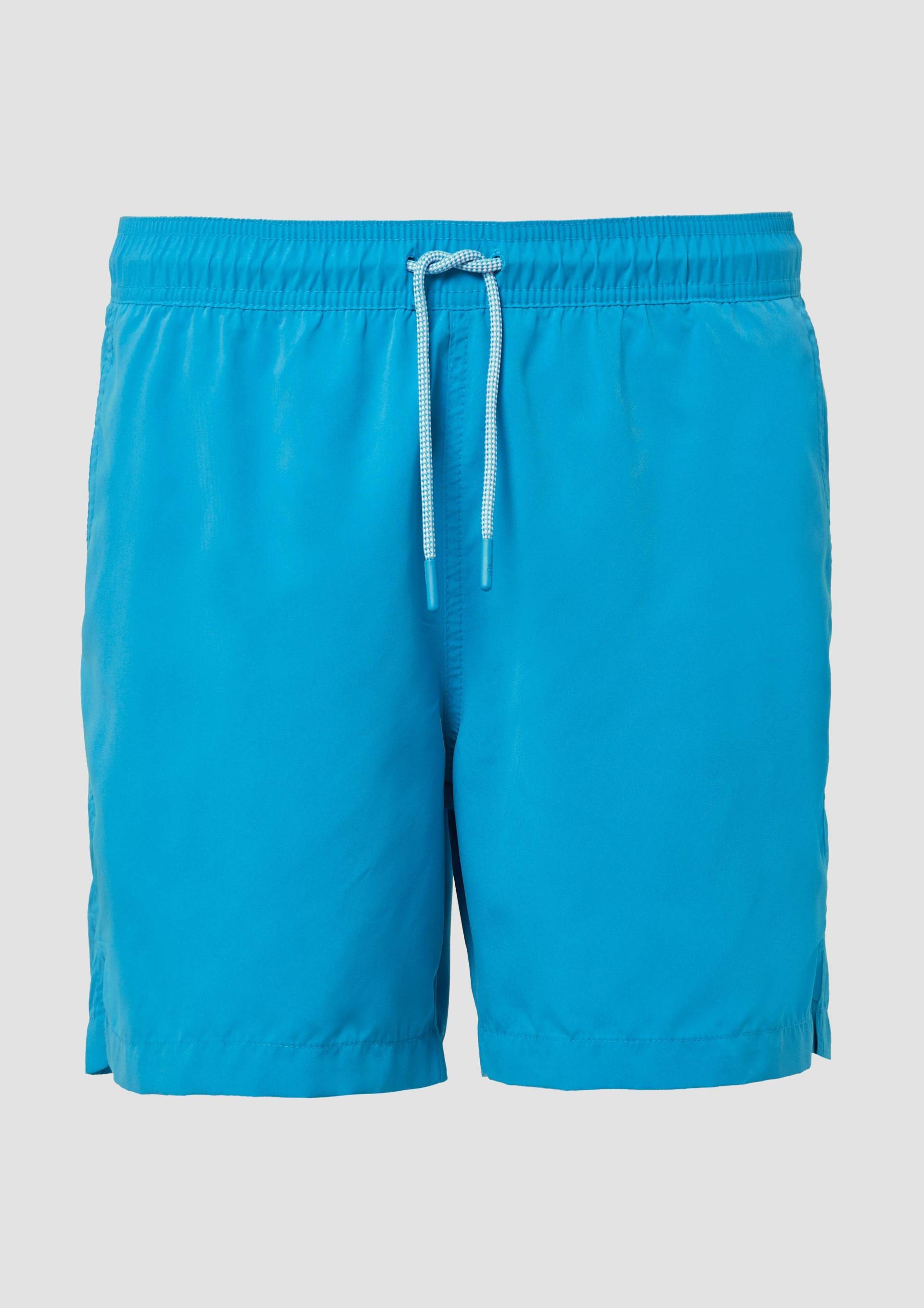 s.Oliver - Badeshorts mit Tunnelzug und Eingrifftaschen, Herren, türkis von s.Oliver