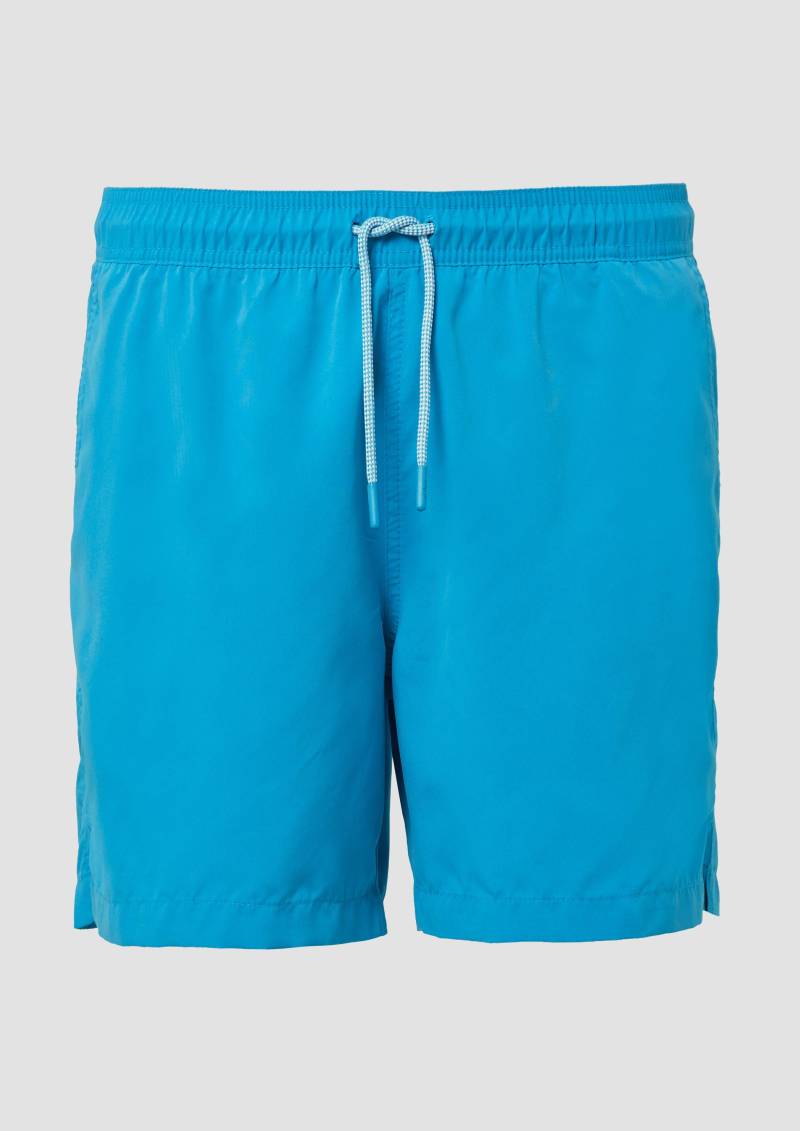 s.Oliver - Badeshorts mit Tunnelzug und Eingrifftaschen, Herren, türkis von s.Oliver
