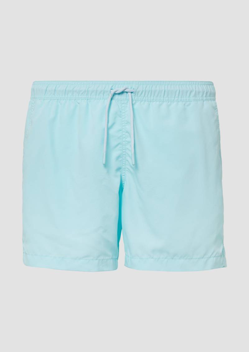 s.Oliver - Badeshorts mit Tunnelzug und Eingrifftaschen, Herren, türkis von s.Oliver