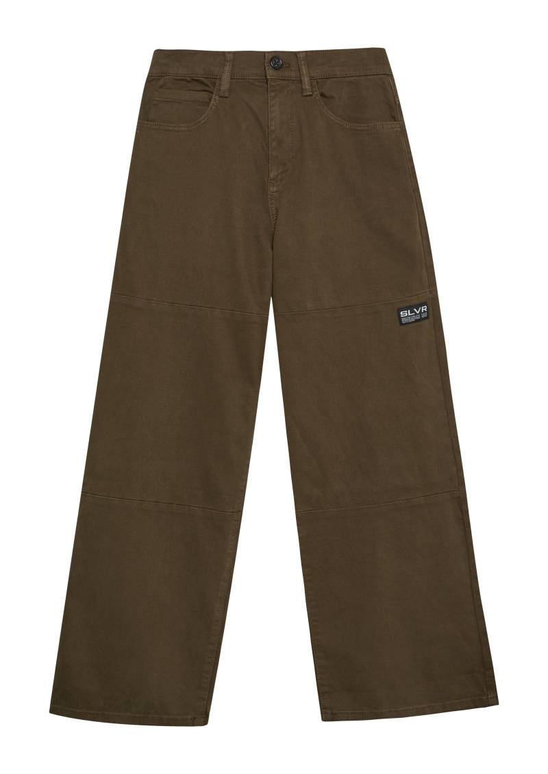 s.Oliver - Baggy-Hose / Relaxed Fit / Mid Rise / Wide Leg, Jungen, braun von s.Oliver