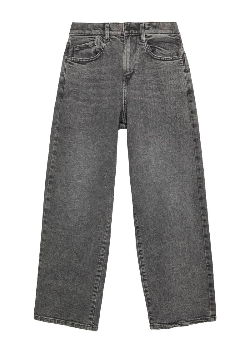 s.Oliver - Baggy-Jeans / Relaxed Fit / Mid Rise / Wide Leg, Jungen, grau von s.Oliver